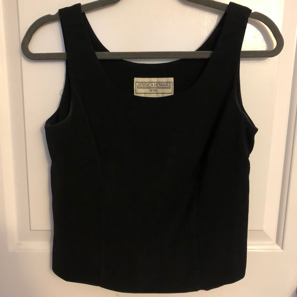 Black Structured Blouse